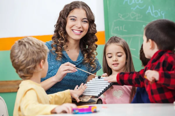 teacher and her student